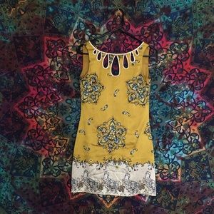 100% Silk Boho Dress